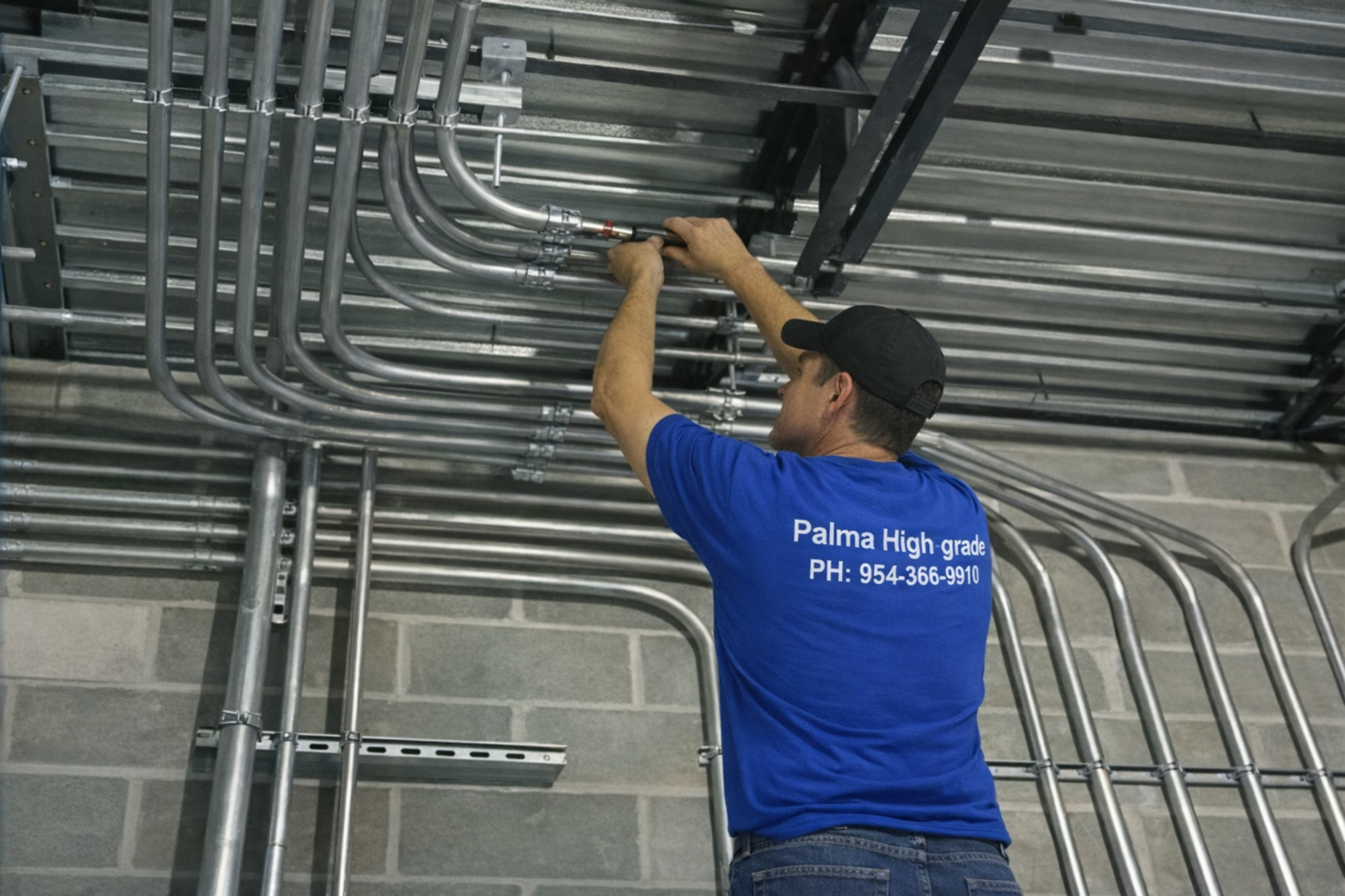 Electrical panel bank and distribution equipment